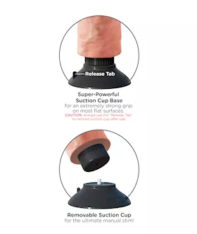 Kink Cock 7 Vibrating Suction Dildo