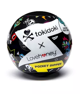 Tokidoki Textured Pleasure Cup Crossbones