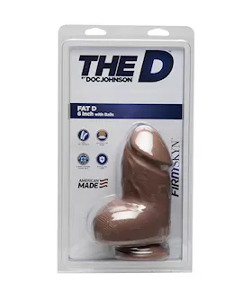 Doc Johnson Firmskyn Fat Dildo With Balls