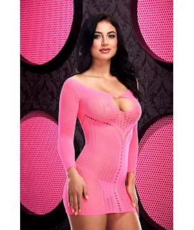 Jacquard Mini Dress
