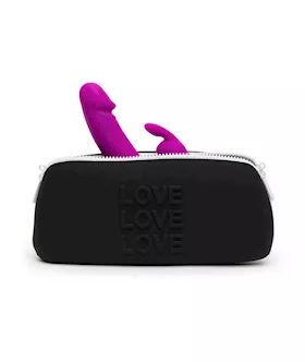 Happy Rabbit Love Storage Zip Bag 