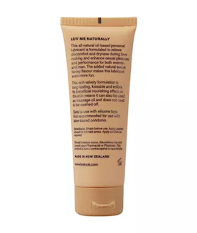 Luvloob Make Me Smile Oil-based Lubricant - Honey