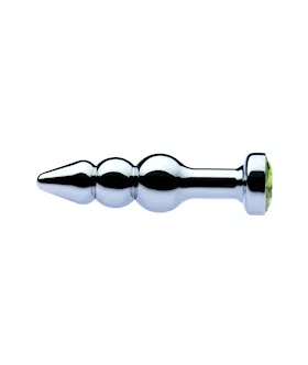 Kink Range Jewelled Bulbed Butt Plug
