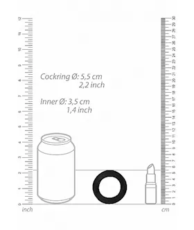 No. 85 Cock Ring- Large Black
