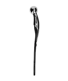 Saddle Leather Hand Paddle With Metal Ball Handle 