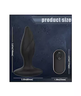 Amore Torch Remote Controlled Vibrating Butt Plug