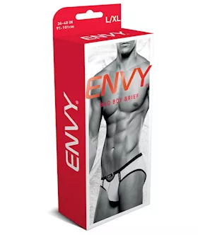 Envy Bad Boy Brief - White - L/xl Bx
