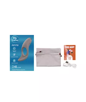 Janna Vibrating Cock Ring With App Control