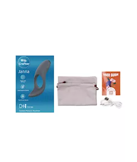 Janna Vibrating Cock Ring With App Control