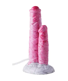 Wild Awakened Mummy Squirting Fantasy Double Dildo