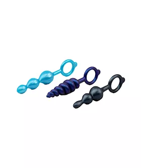 B Vibe Butties Beaded Bundle Anal Plug Set