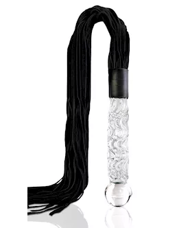 Icicles Hand-crafted Glass Flogger No 38