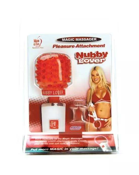 Adam And Eve Nubby Lover Magic Massager Pleasure Attachment