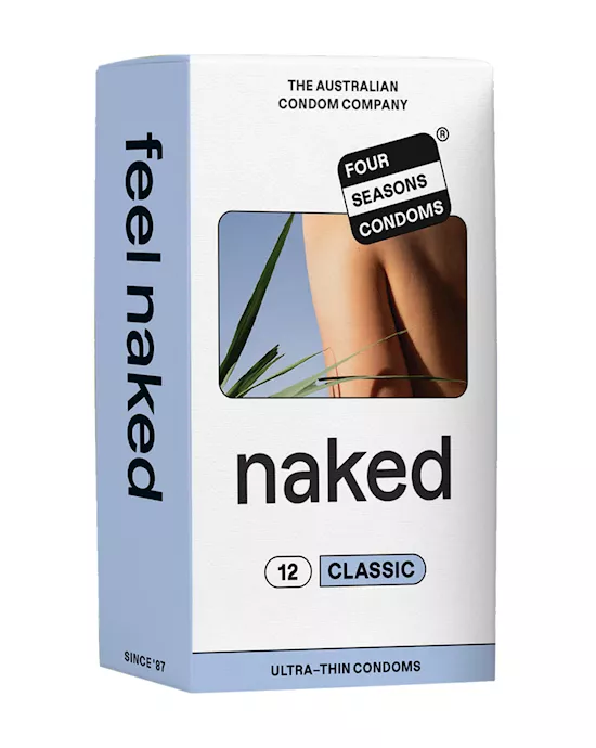 Four Seasons NAKED Classic Condoms  12 Pack