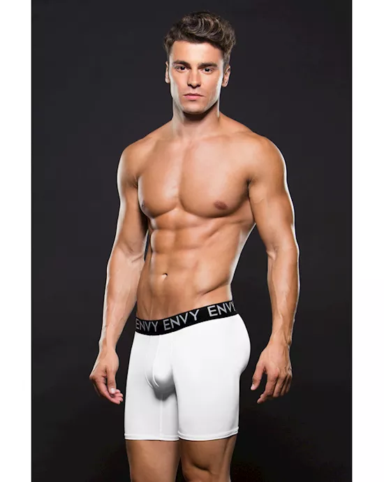 Micro Lowrise Logo Athletic Boxer L X White