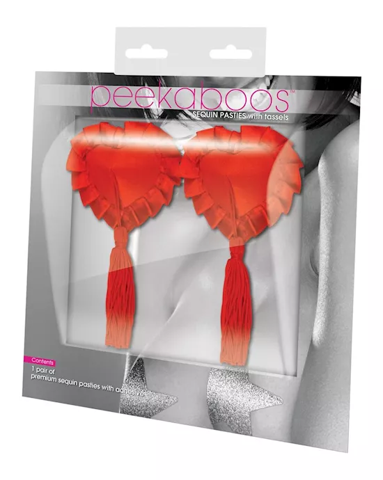 Satin With Tassel Pasties