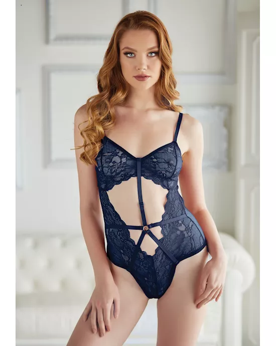 Lace And Mesh Teddy