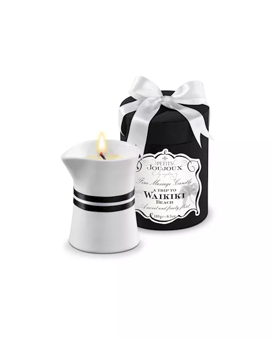 Petits Joujoux A Trip To Waikiki Beach Massage Candle - 190g