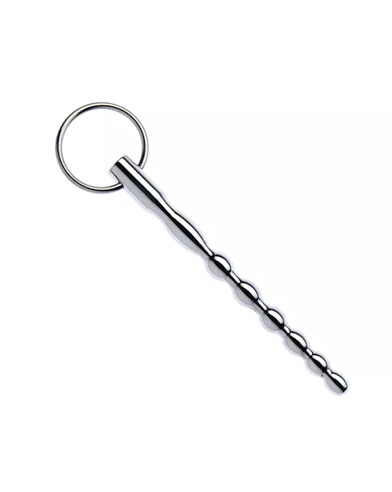 Kink Range Stainless Steel Twisted Penis Plug - 5.1 Inch