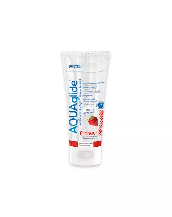 Aquaglide Strawberry Flavoured Lubricant 100ml