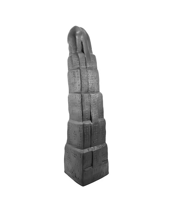 Rump Tower Dildo - Smoke -  17.25 Inch