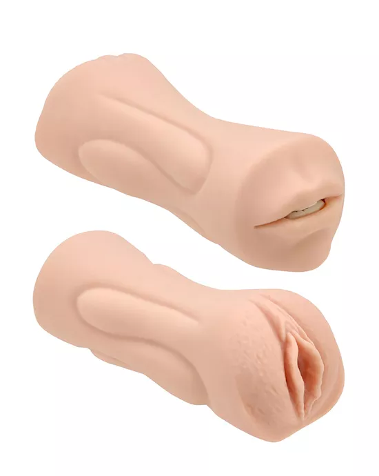 Realistic Pussy And Mouth Double Ended Stroker