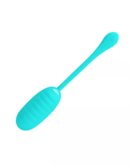 Kirk Liquid Silicone Remote Egg Vibrator - 7.7 Inch