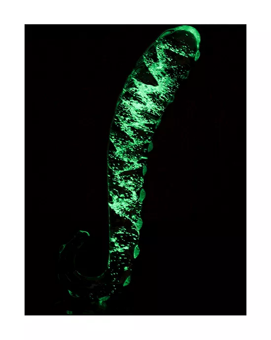 Lucent Glow In The Dark Seahorse Glass Massager