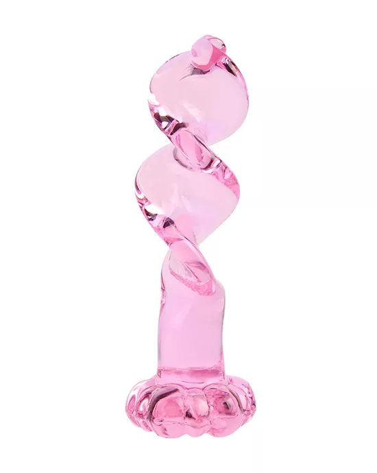 Lucent Helical Glass Massager