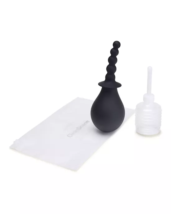 Cleanscene 250ml Soft Squeeze Beaded Anal Douche With Faired Base