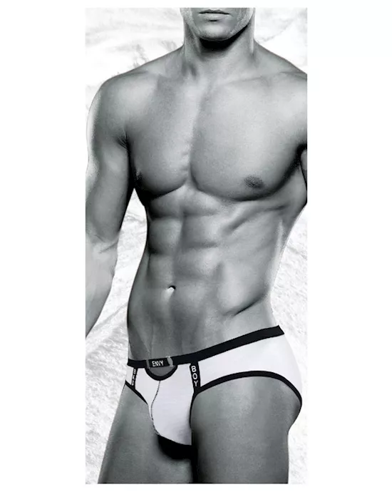 Envy Bad Boy Brief - White - L/xl Bx