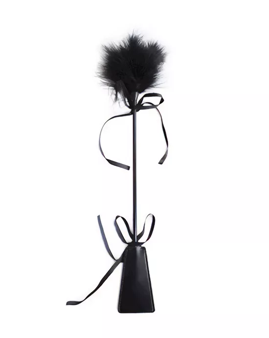 Kinki Laced Feather Crop With Tickler