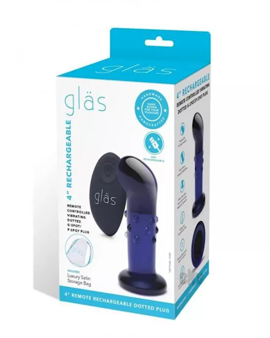 Recharge Remote Vibe Dot Plug 4 Blue