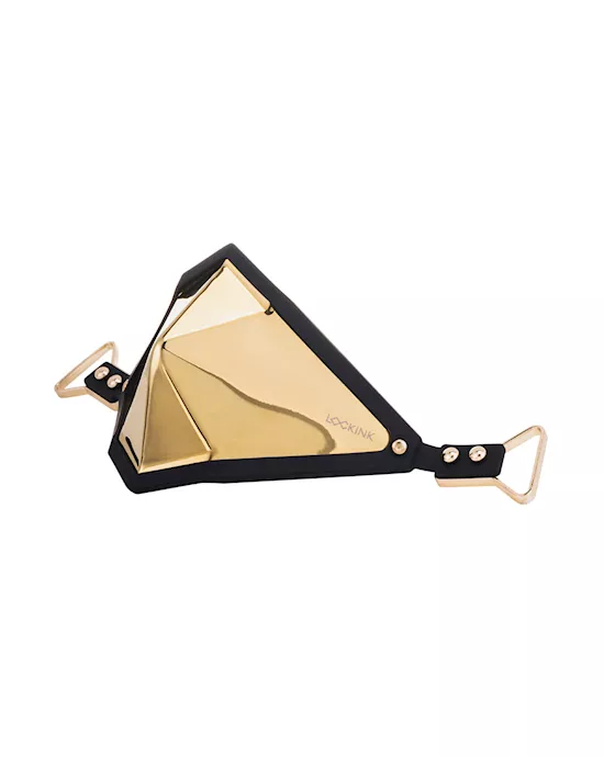 Lockink Golden Punker Muzzle Gag Set 