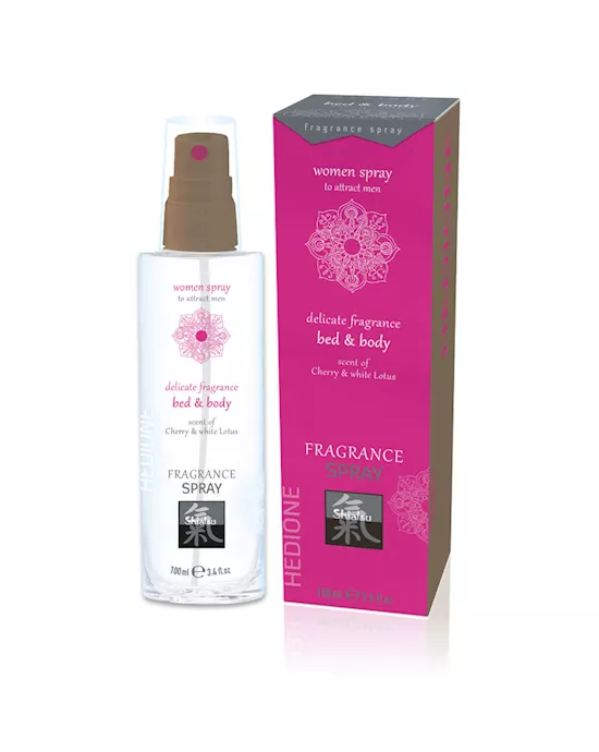 Shiatsu Cherry & White Lotus Scented Bed & Body Spray 100ml