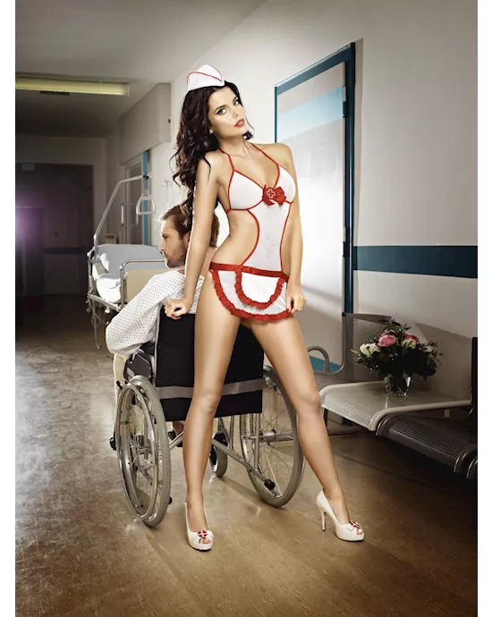 Mesh Negligee And Headwear