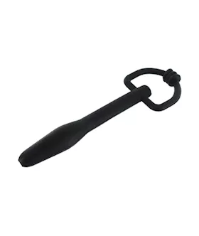 Silicone CumThru DRing Penis Plug