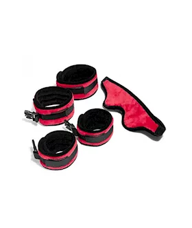 Liberator Plush Seduction Restraint  Blindfold Kit