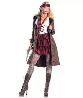 3 Piece Provocative Pirate Costume  ML