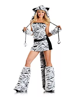 8 Piece Tasty Tiger  Costume  ML