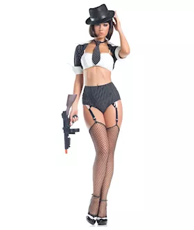 5 Piece  Jazzy Gangster  Costume  ML