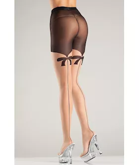 Bowtie Back Pantyhose