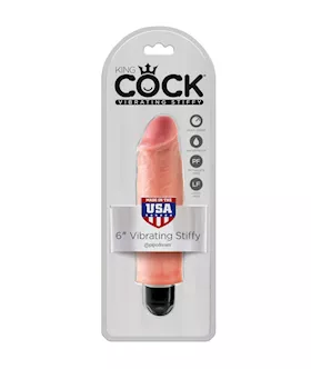 King Cock 6 in Vibrating Stiffy