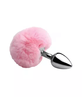 Fluffy Bunny Tail Anal Plug