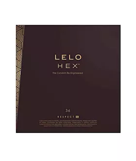 Lelo HEX Condoms Respect  XL  36 Pack
