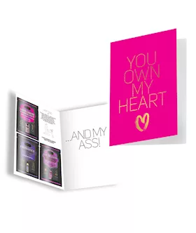 Naughty Notes Greeting Card You Own My Heart