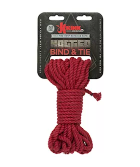 Kink Hogtied Bind  Tie 6mm Hemp Bondage Rope