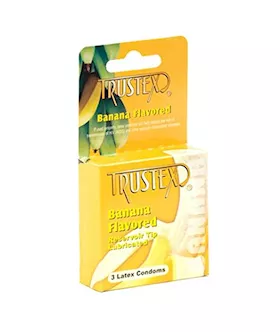 Trustex Banana Flavoured Condoms 3 Pack