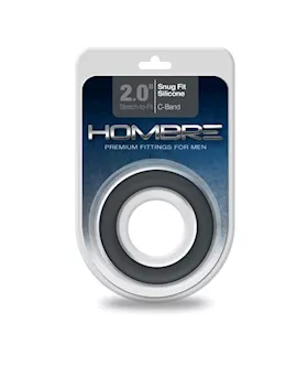 Hombre SnugFit Silicone CBand Charcoal black