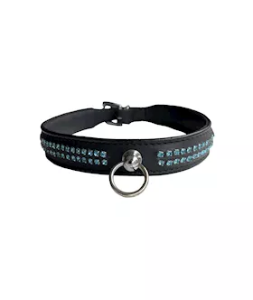 Adjustable Gem Encrusted Collar